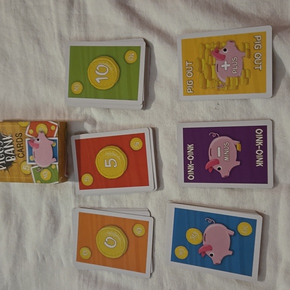 Hoyle Piggy Bank Card Game - Picture 7 of 7